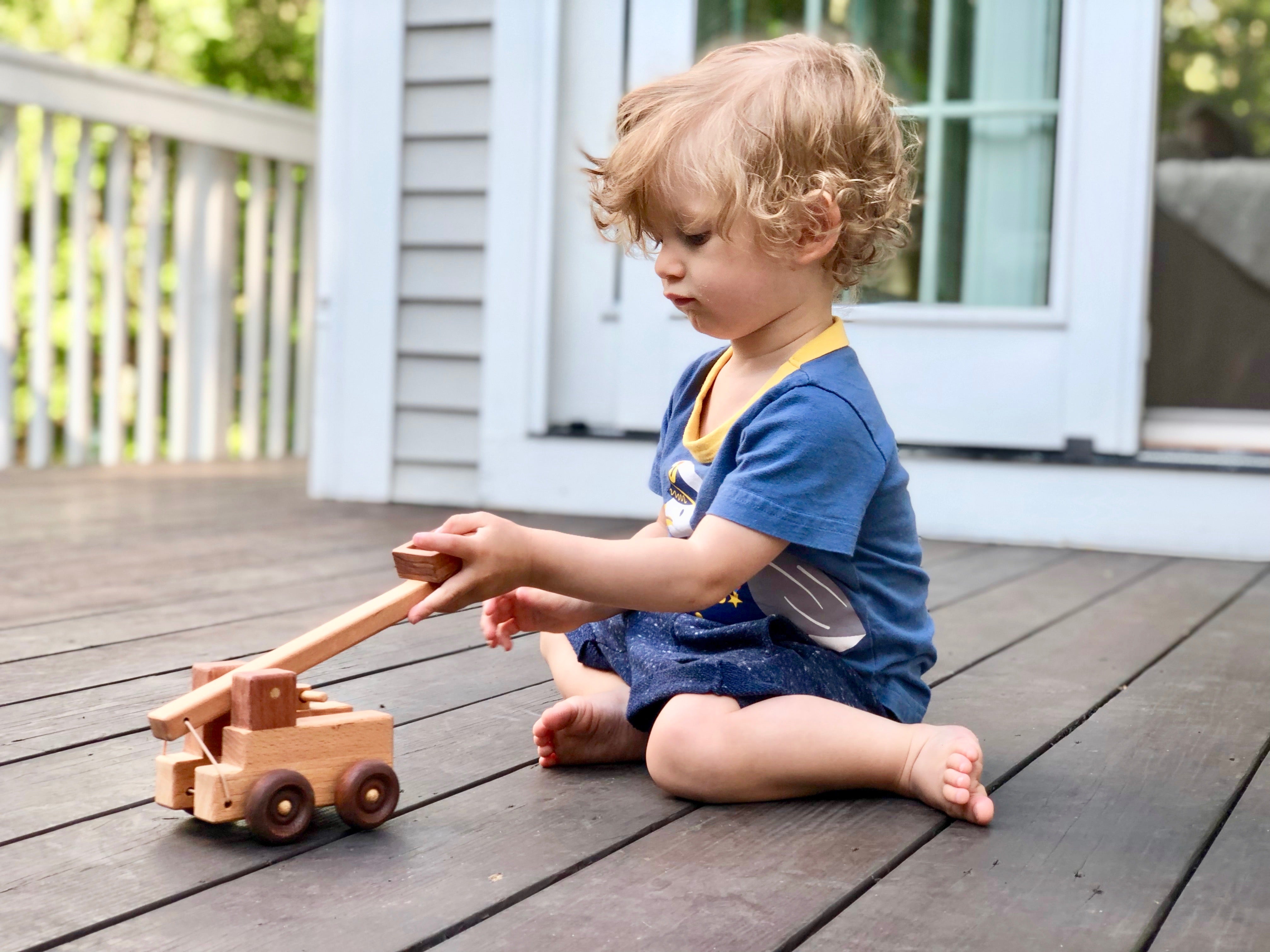 Handcrafted Wooden Catapult Sling Shot Toy