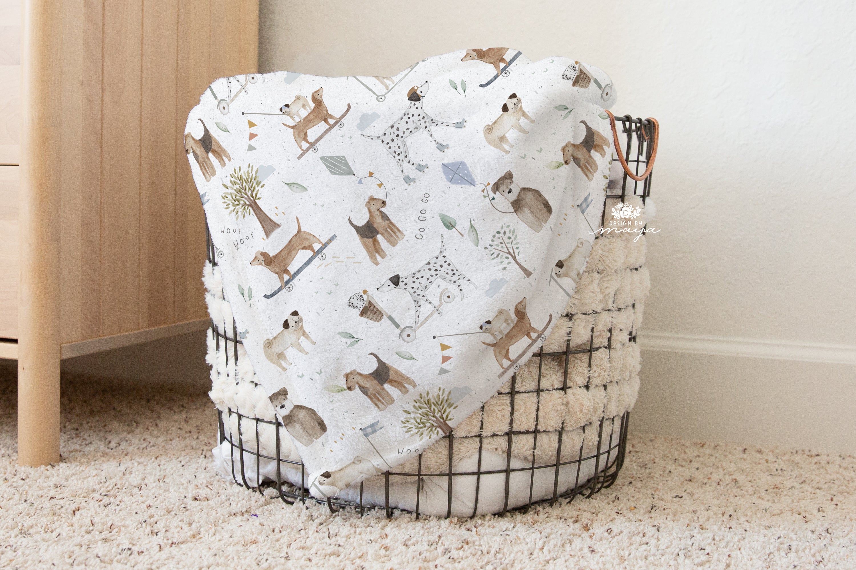 Baby Animals Ducks And Chicks - Vintage Baby Blanket