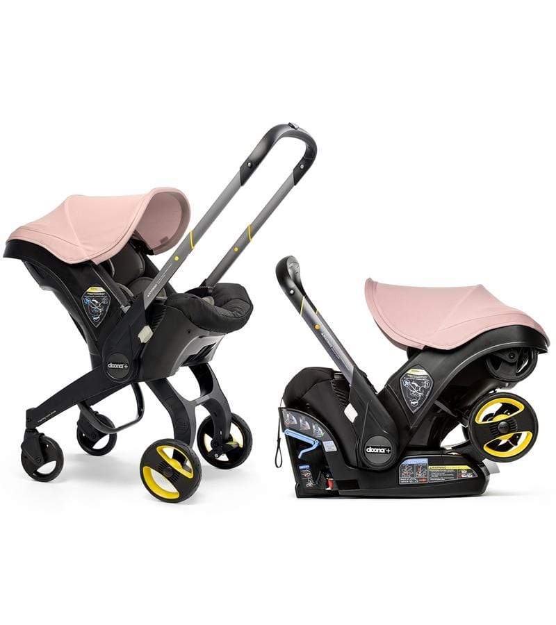 pink and grey car seat and stroller Doona Infant Car Seat & Stroller