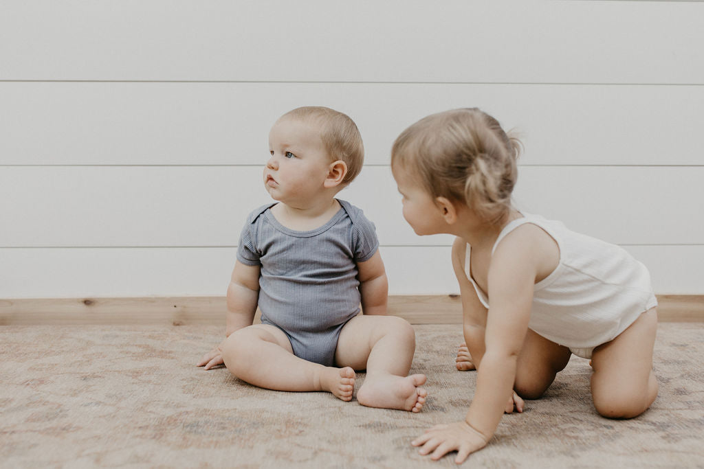 *exclusive* Baby Girl Short Sleeve 4pc Onesie Set