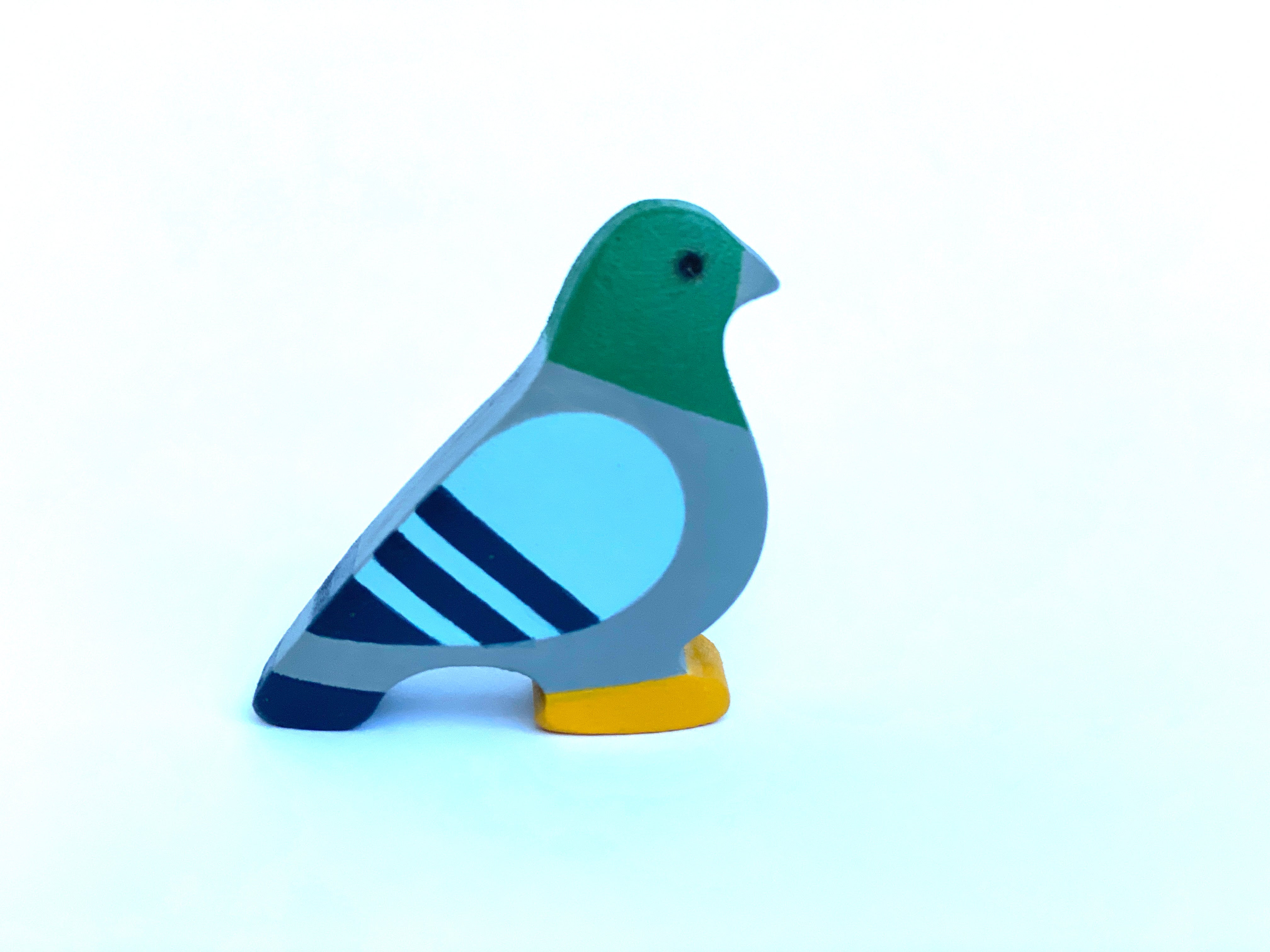 Wooden Small Dove Figurine
