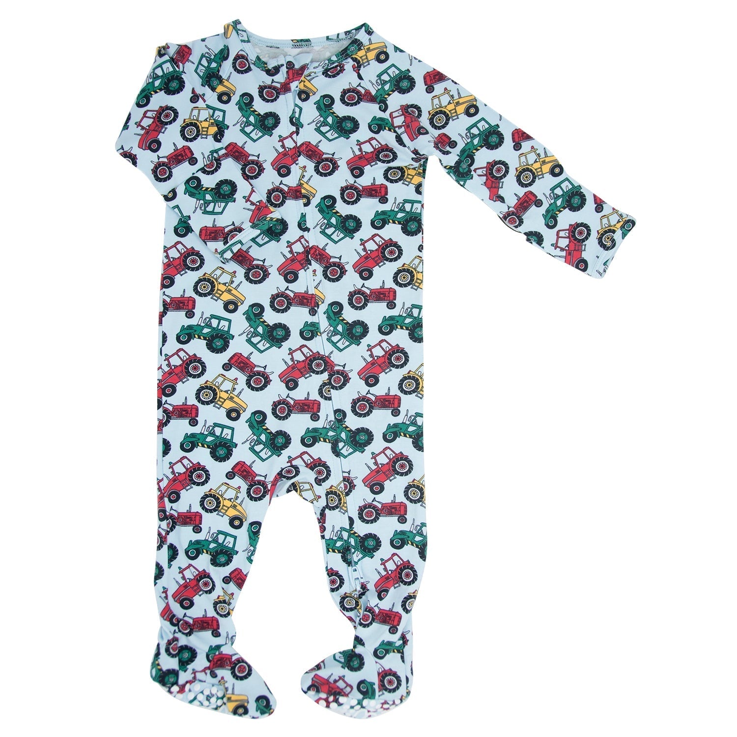 Down On The Farm Zipper Footie