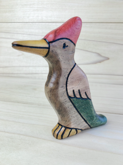 Wooden Woodpecker Toy