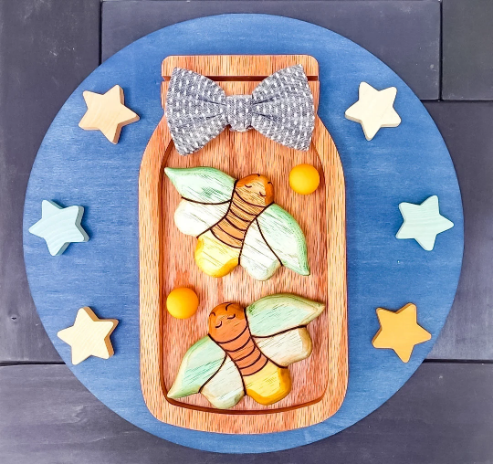 Wooden Firefly Lightening Bug Toy
