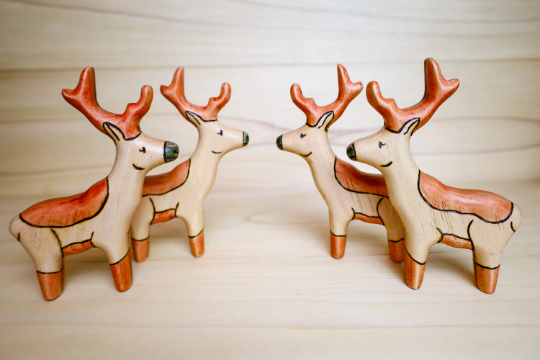 Wooden Reindeer Toy
