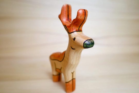 Wooden Reindeer Toy