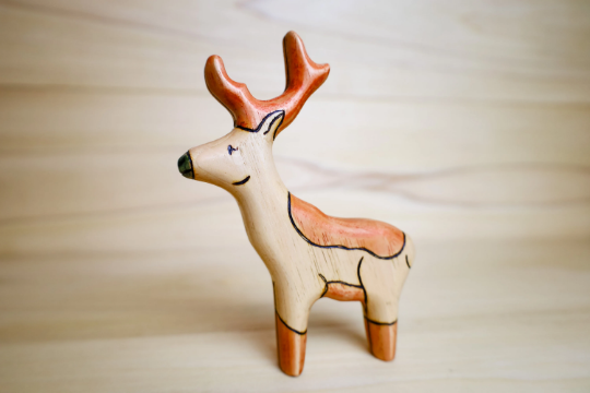 Wooden Reindeer Toy