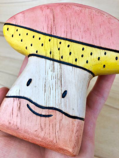 Preorder - Wooden King Bolete Mushroom Toys