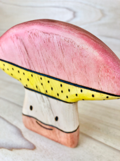 Preorder - Wooden King Bolete Mushroom Toys