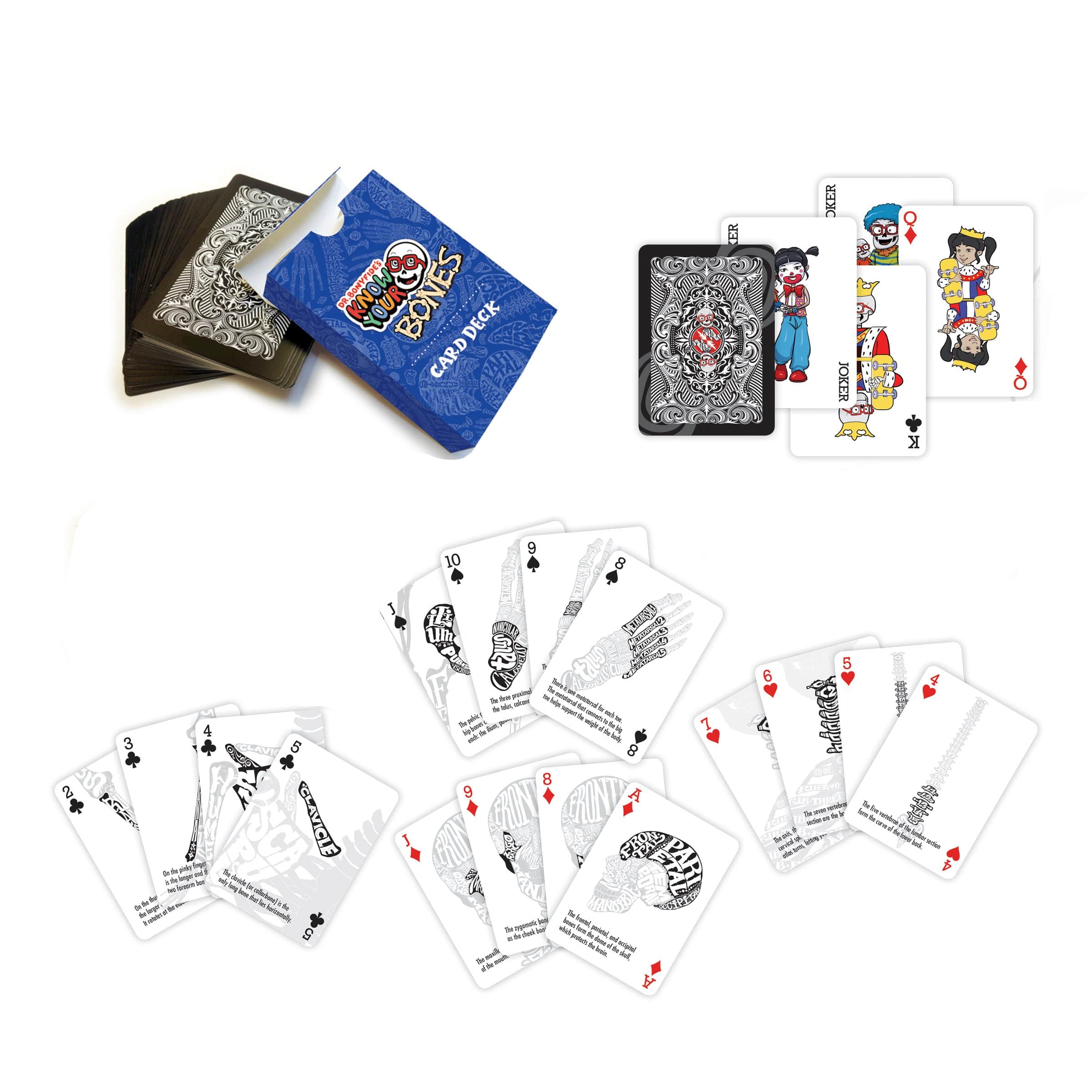 Dr. Bonyfide's Know Your Bones: Card Deck