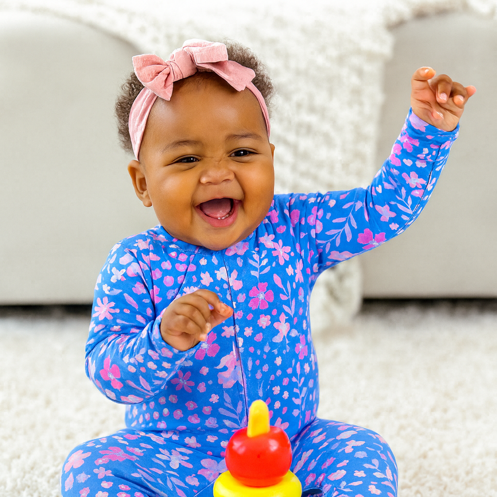 Dream A Little Dream Zipper Footie