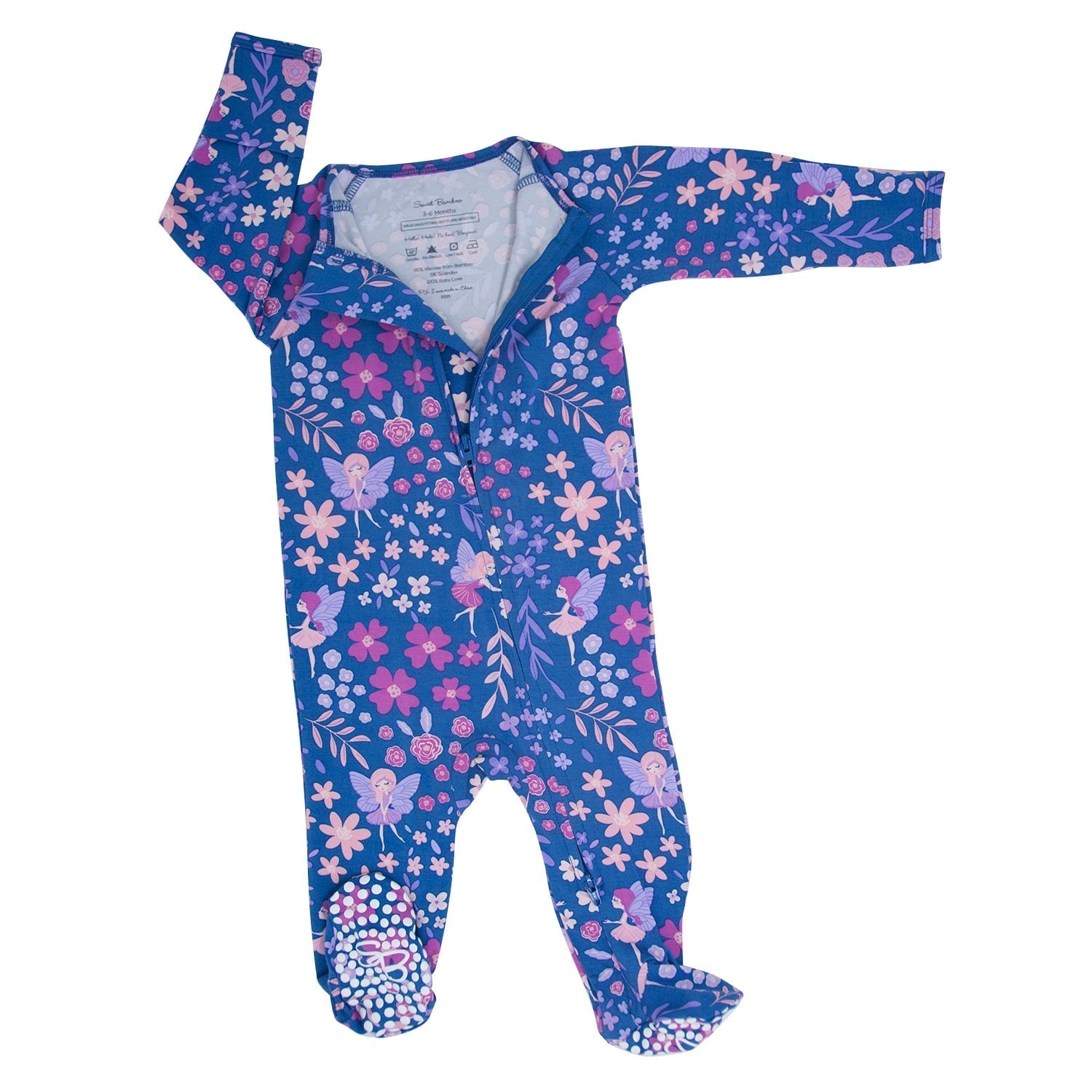 Dream A Little Dream Zipper Footie