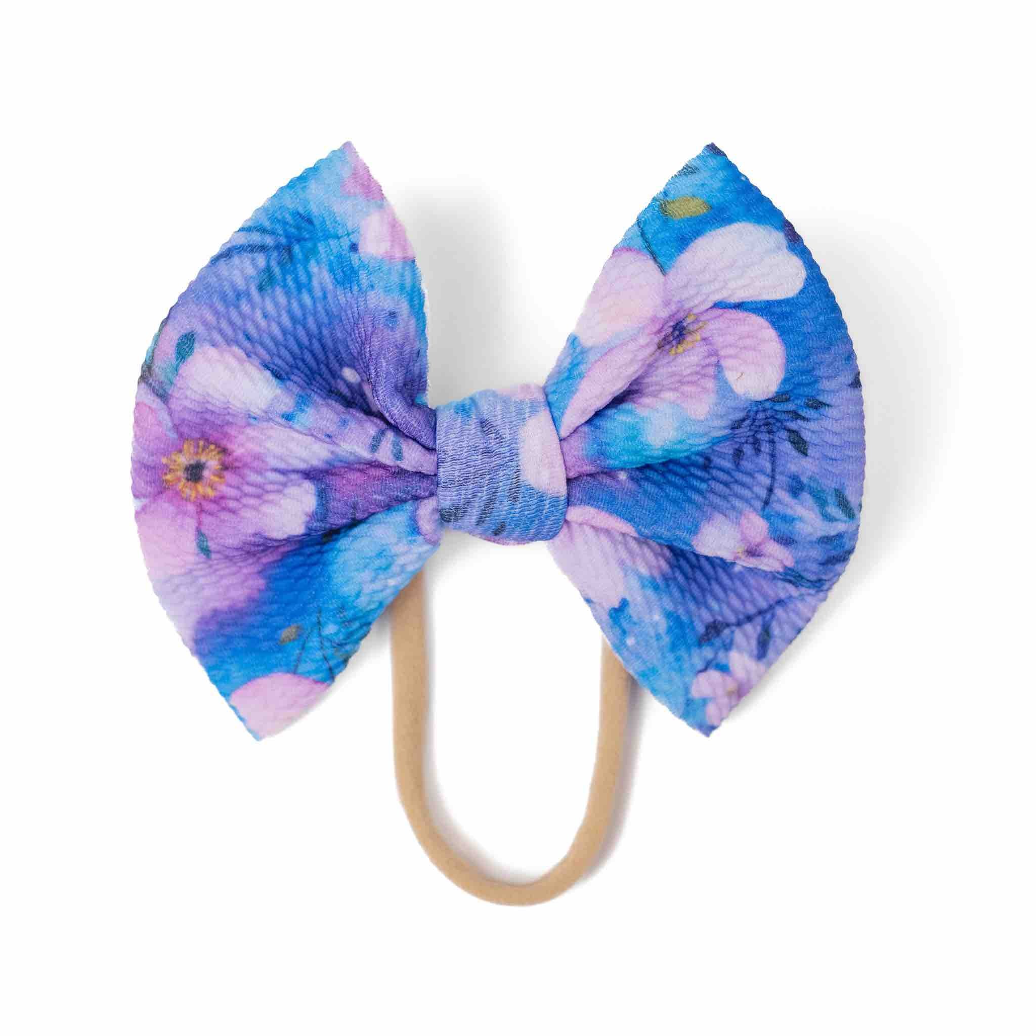 Dreamy Blooms | Toddler Girl Nylon Bow