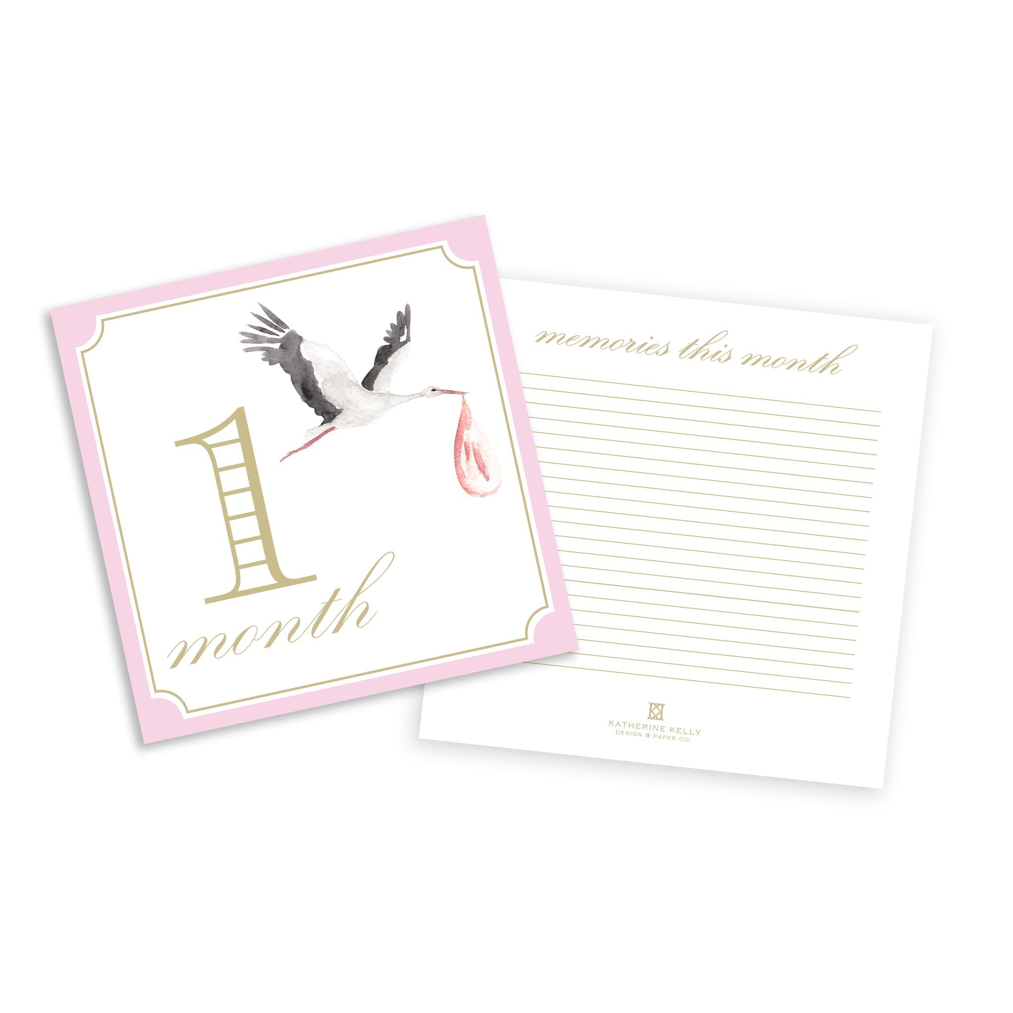 Classic Girl Milestone Cards