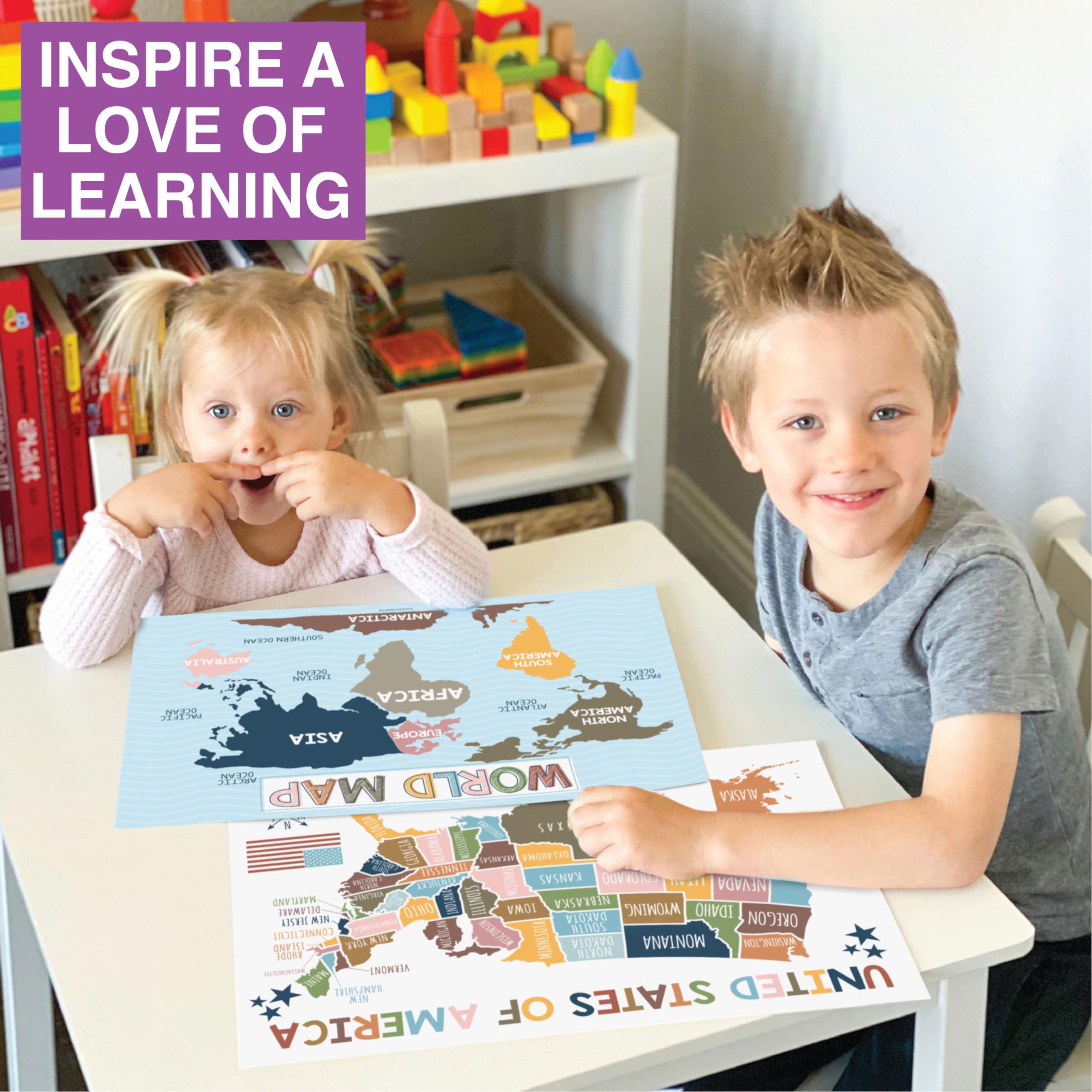 Prek Early Learning Kit: Boho 16 Poster Pack