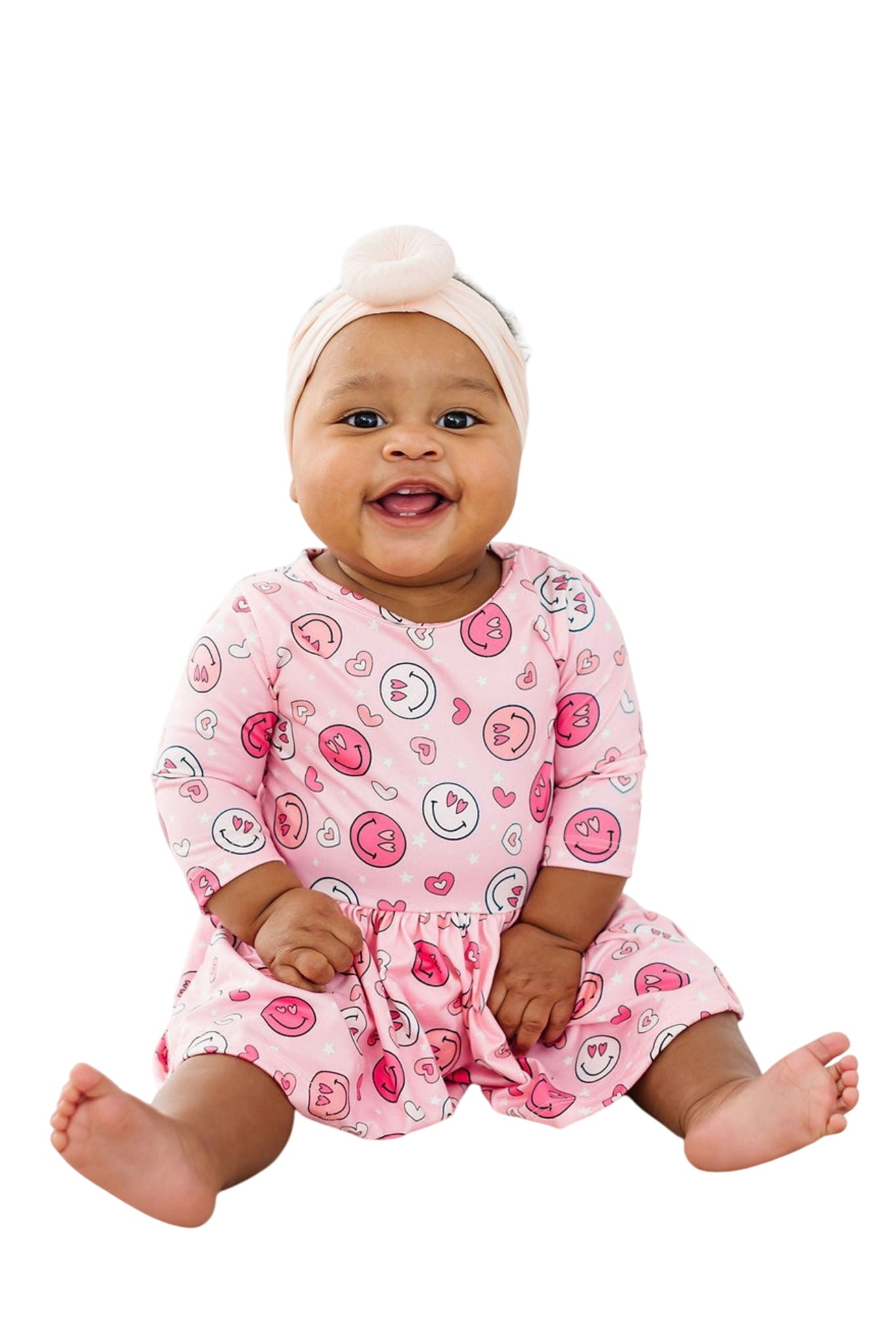 You Make Me Happy 3/4 Sleeve Twirl Bodysuit