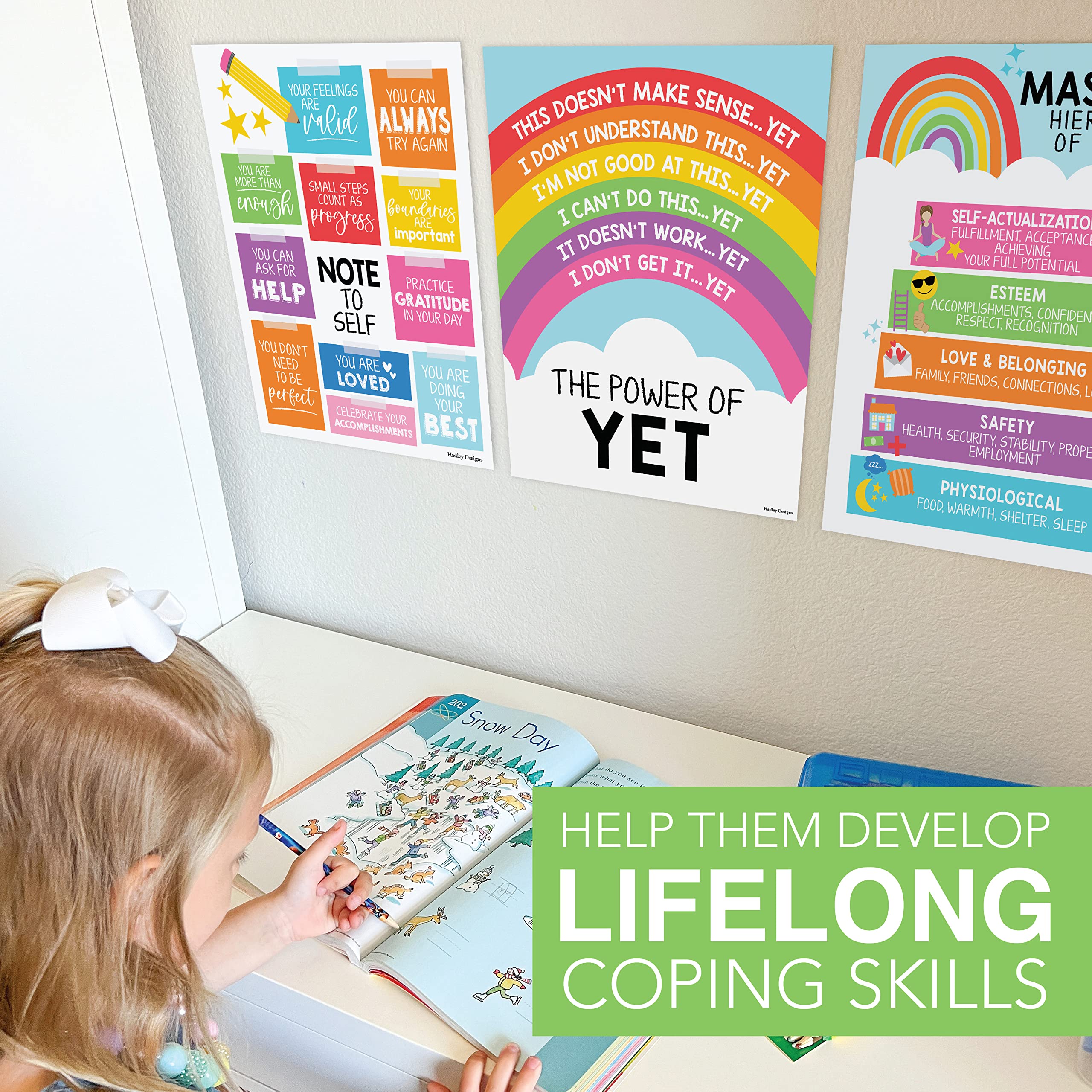 Mental Health Kit: Colorful 9 Poster Pack