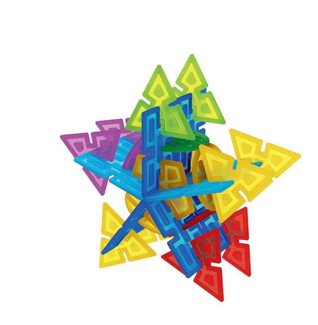 Geo Flakes Activity Set Building Construction Play