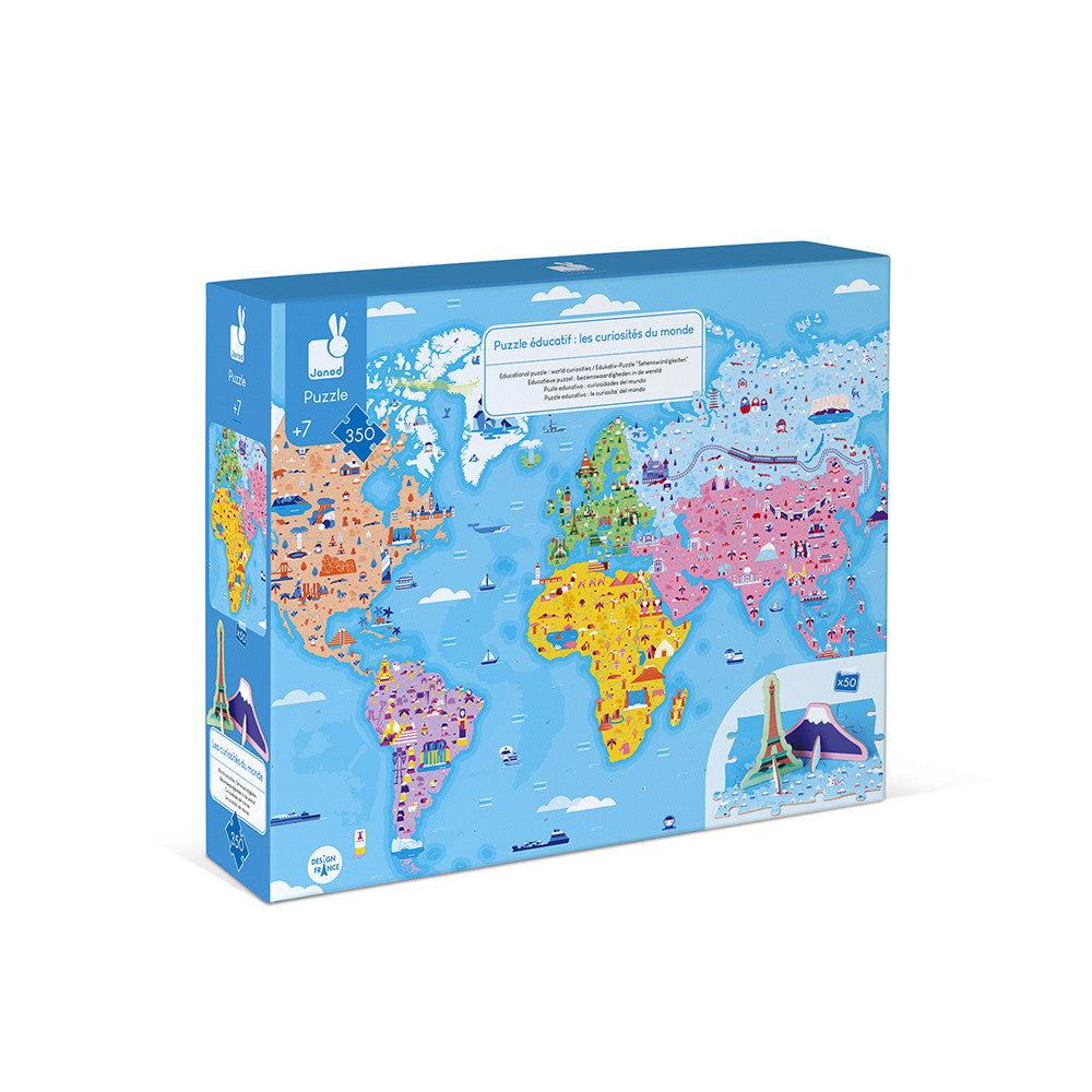 Educational Puzzle - World Curiosities - 350 Pcs