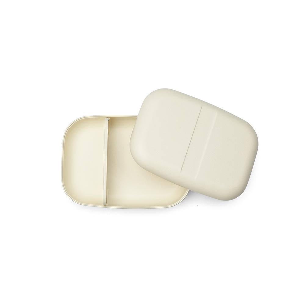 Rectangular Bento Lunch Box - Off White