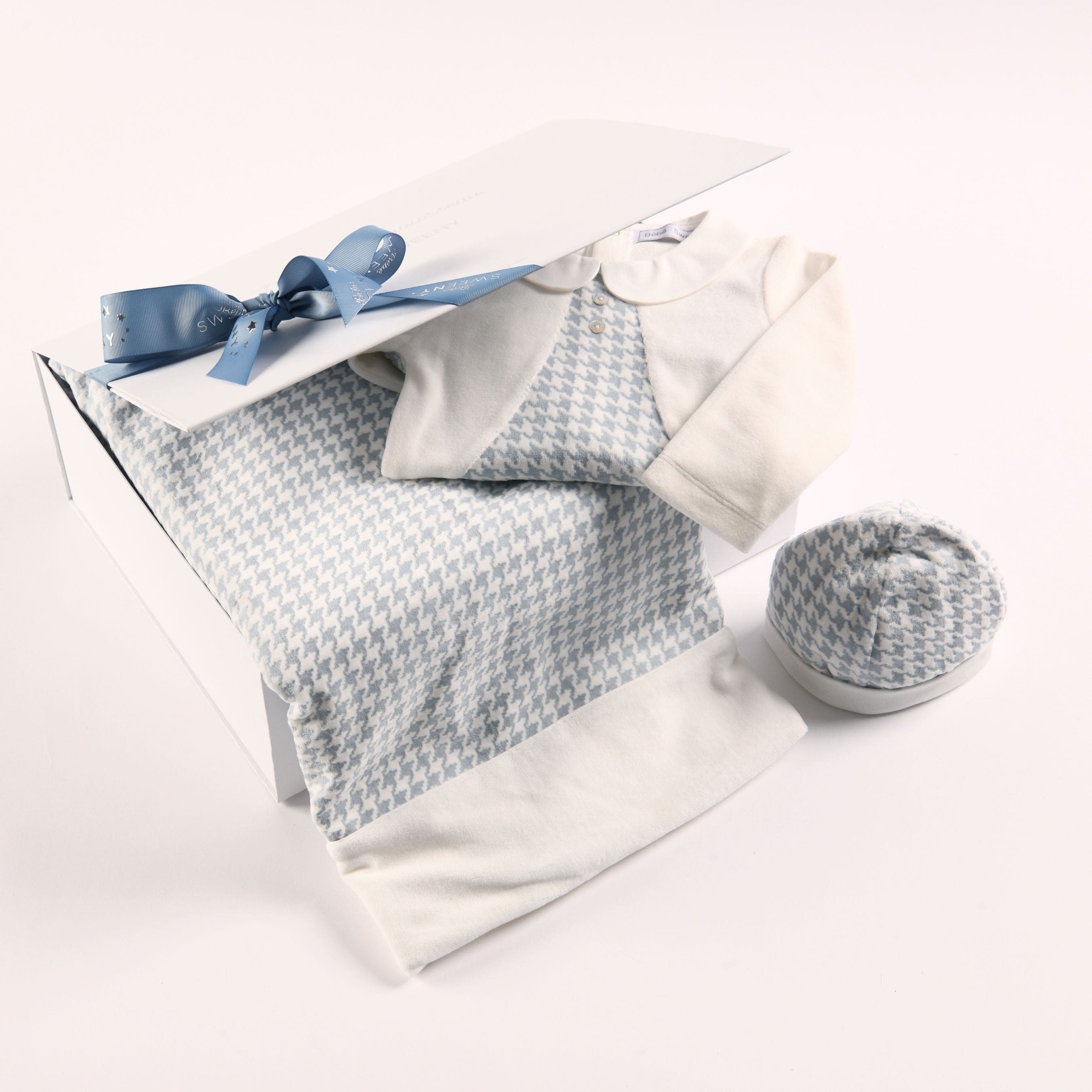 Eleonor | Baby Boy Gift Box (3) | Blue Babysuit Set
