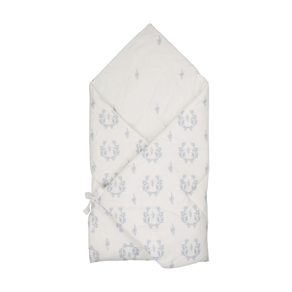 Peluche Blue Botanical Baby Wrap Playmat