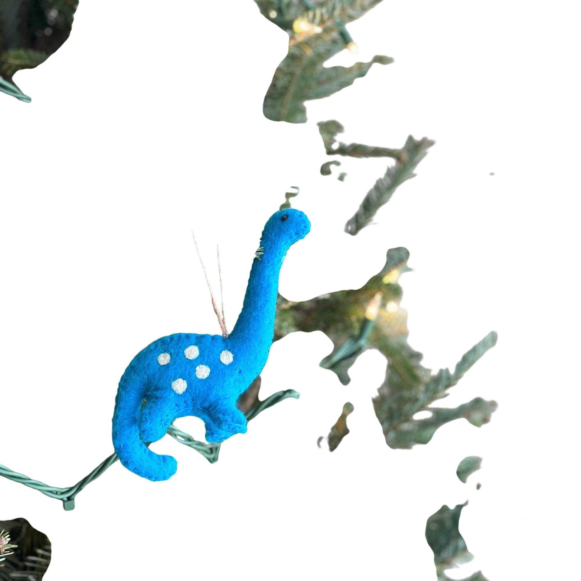 Felt Ornament - Dinosaur Brontosaurus