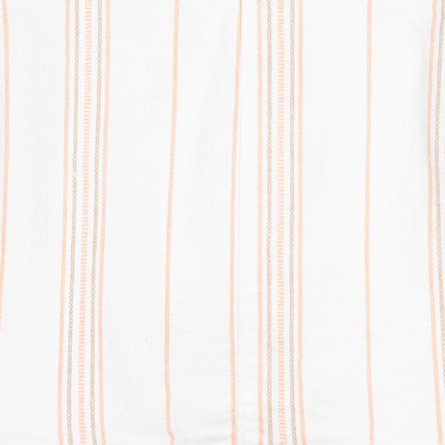 The Denim Skirt - Rose Stripe