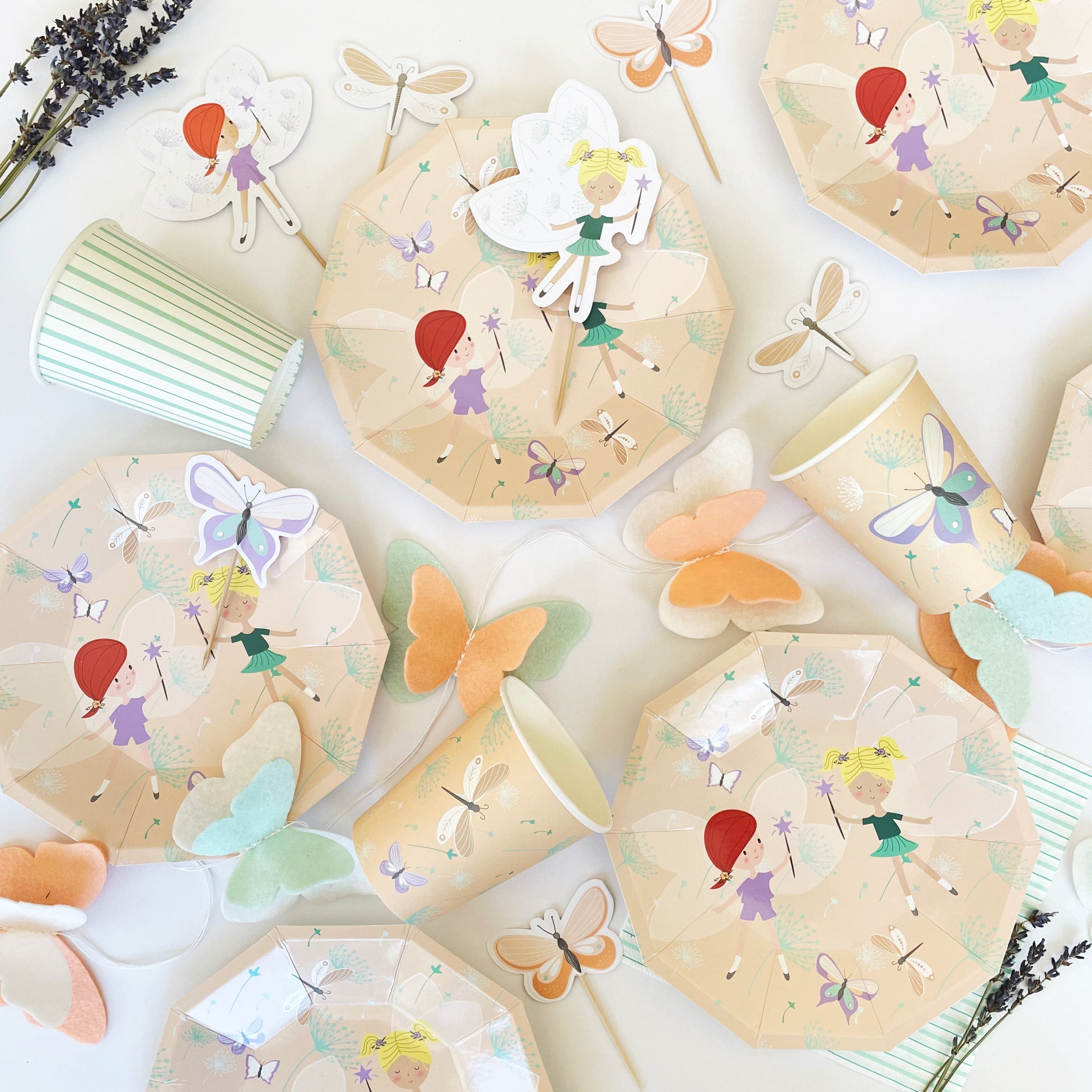 Magical Fairies Small Plates (set Of 8)