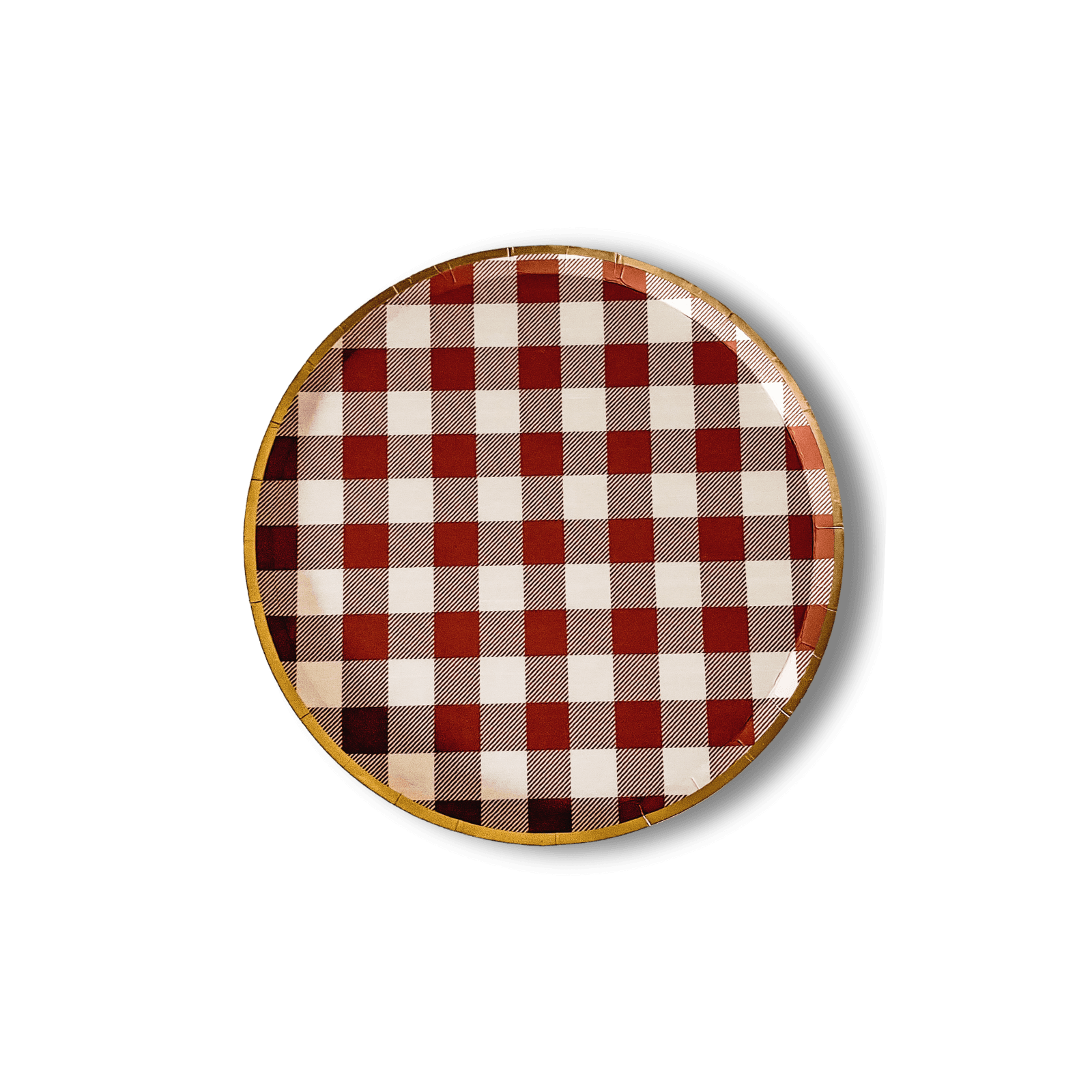 Fall Plaid Plate