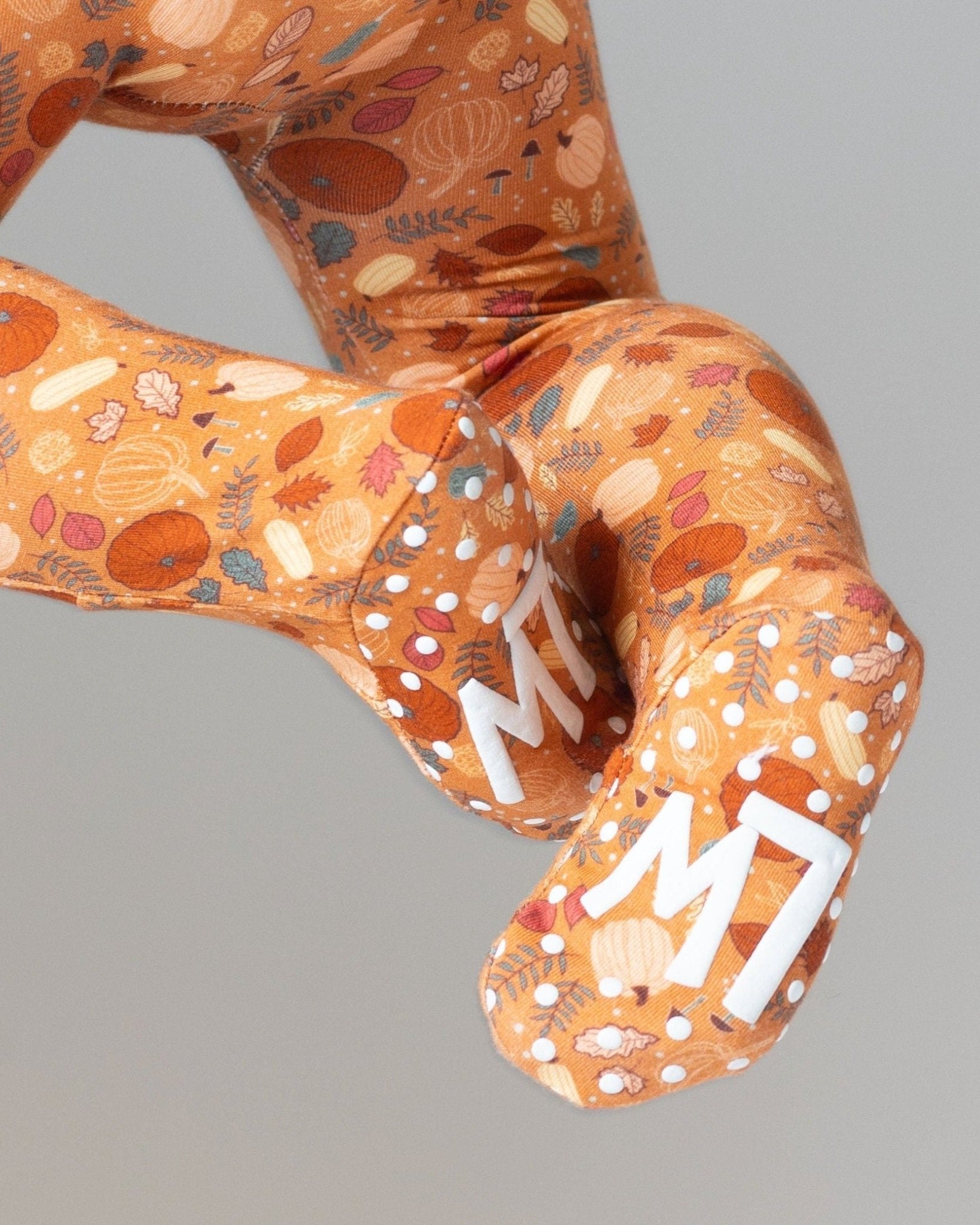 Fall Bamboo Zipper Footie