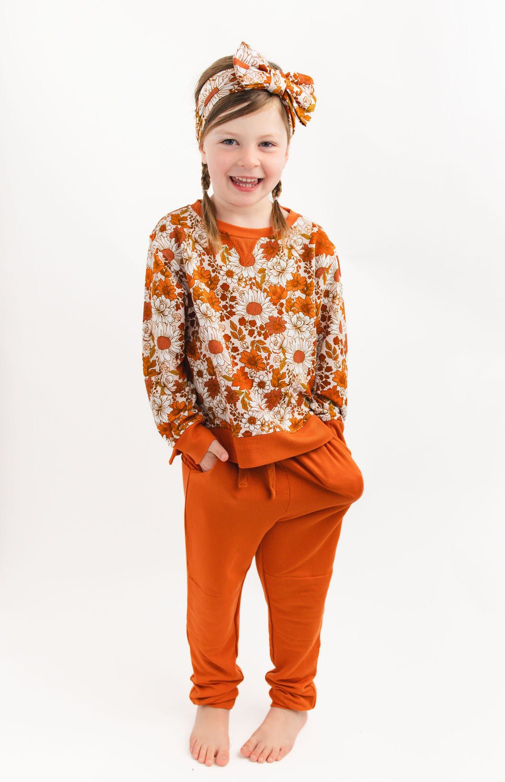 Falling For Florals Kids Jogger Set