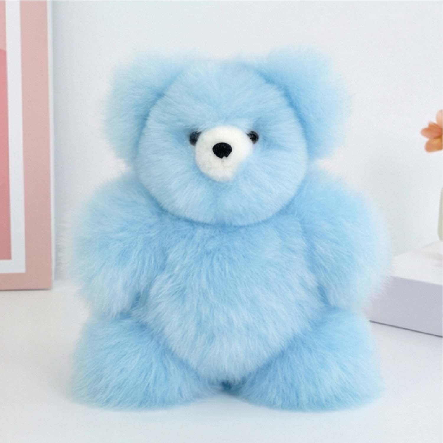 New! Fantasy Alpaca Stuffed Animal - Bear - Micro 7"