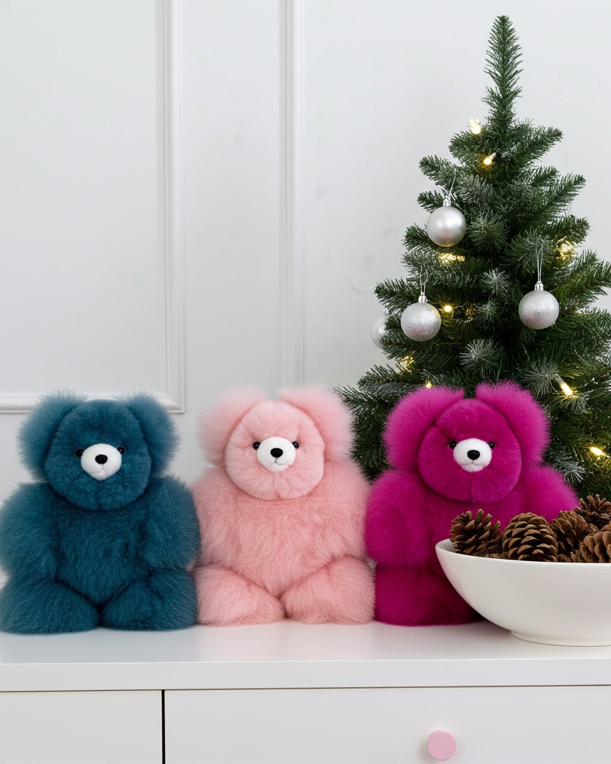 New! Fantasy Alpaca Stuffed Animal - Bear - Small 10"