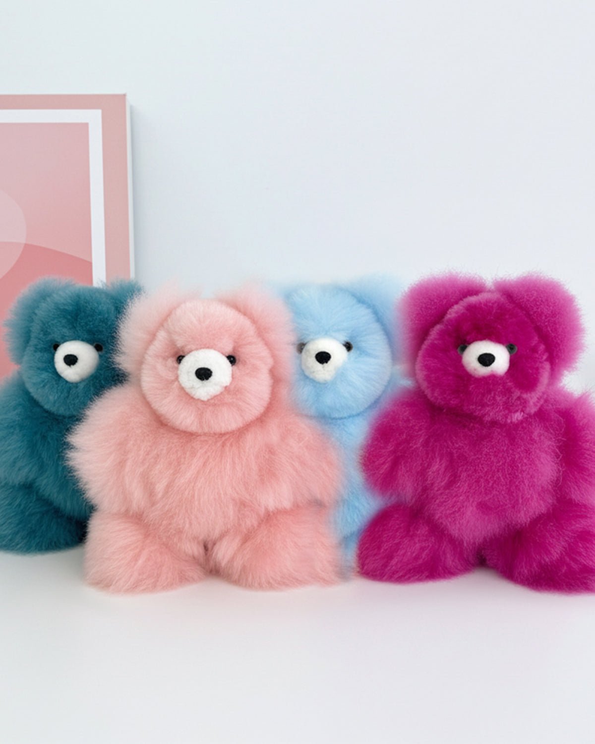 New! Fantasy Alpaca Stuffed Animal - Bear - Small 10"