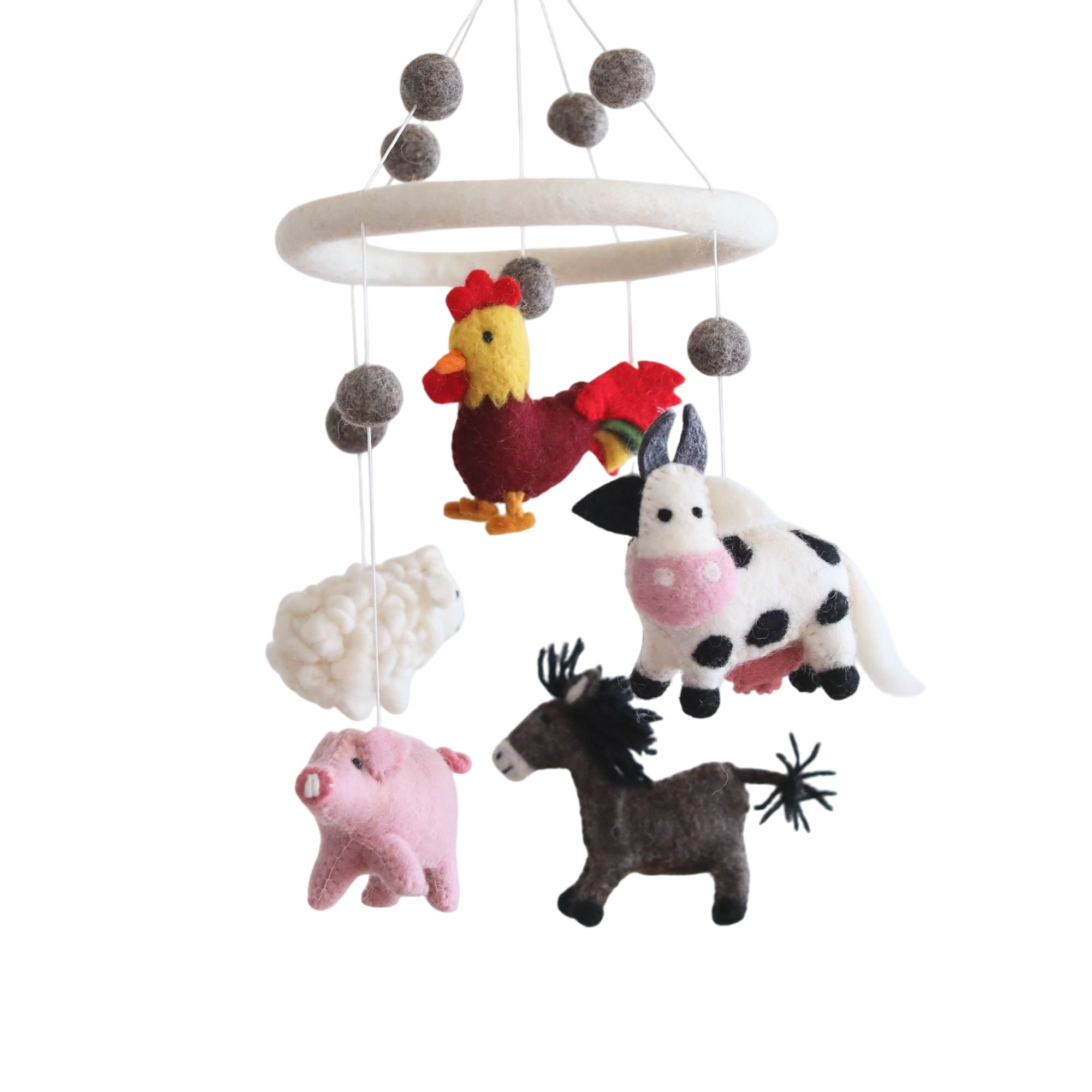 Farmland Animal Baby Mobile