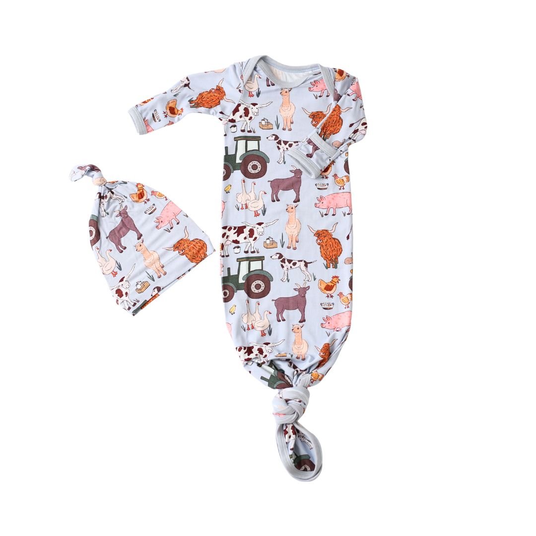 Farm Life Gown & Hat