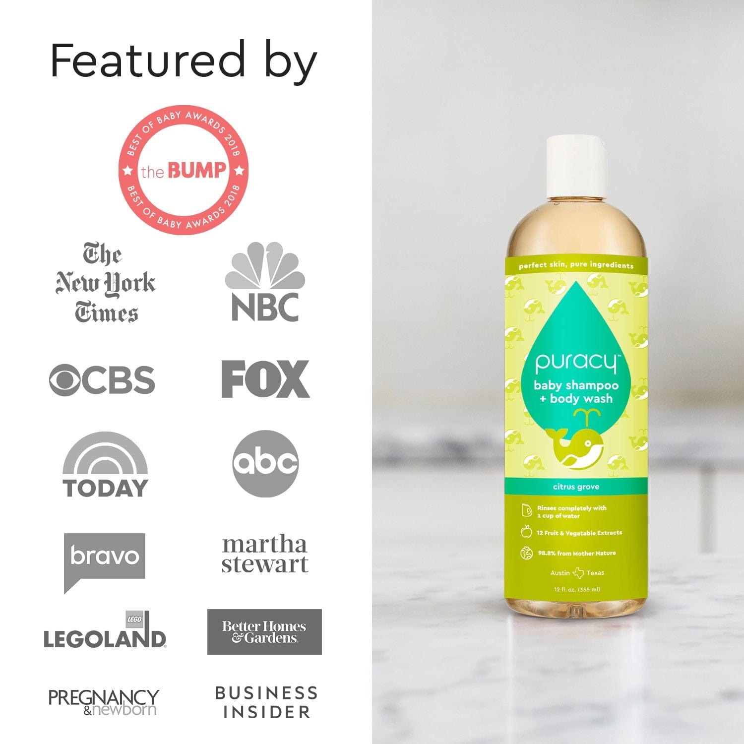 Baby Shampoo & Body Wash (tear-free)