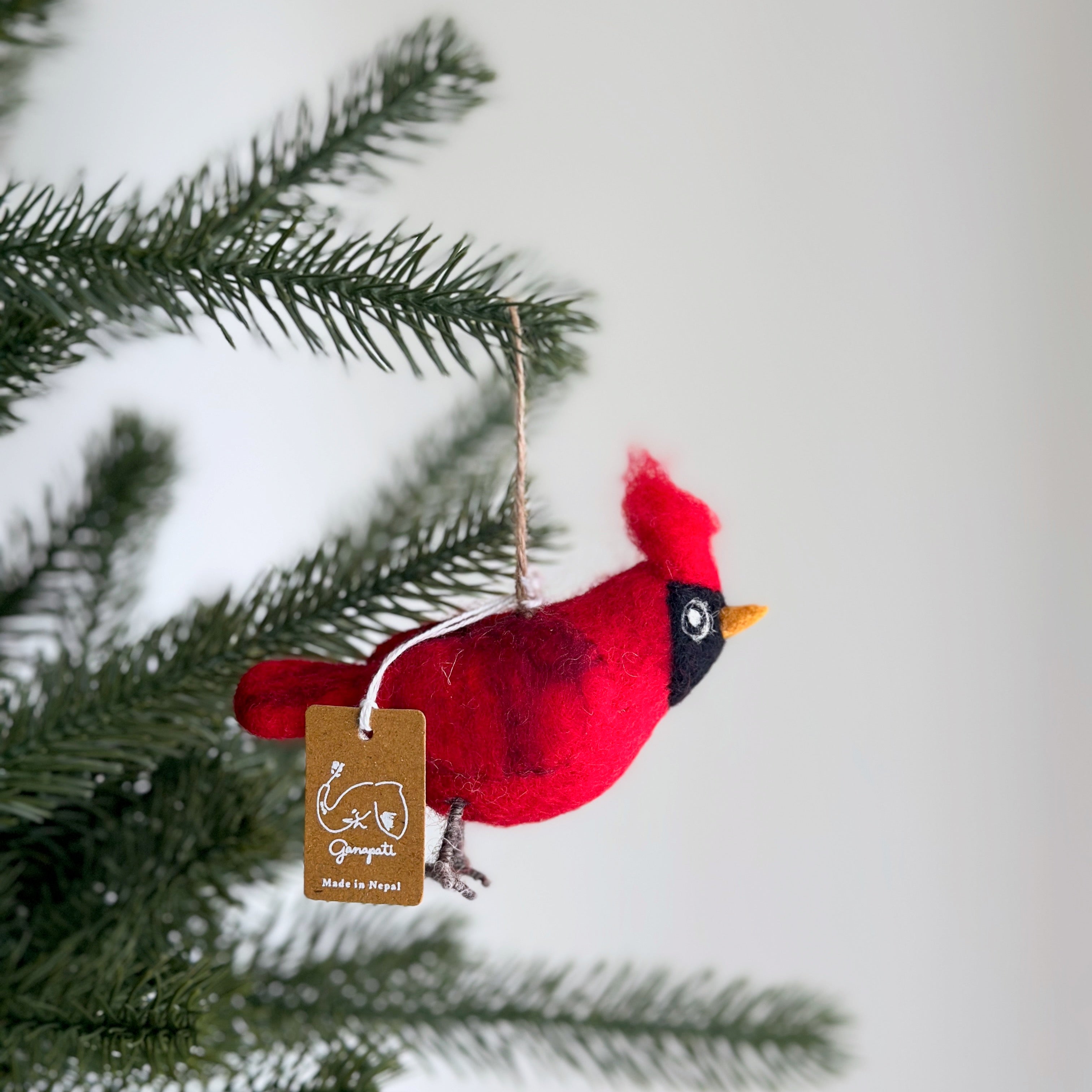 Felt Bird Ornaments Set Of 6 - B Set