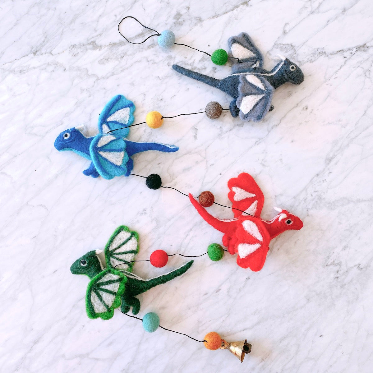 Felt Dragon Garland