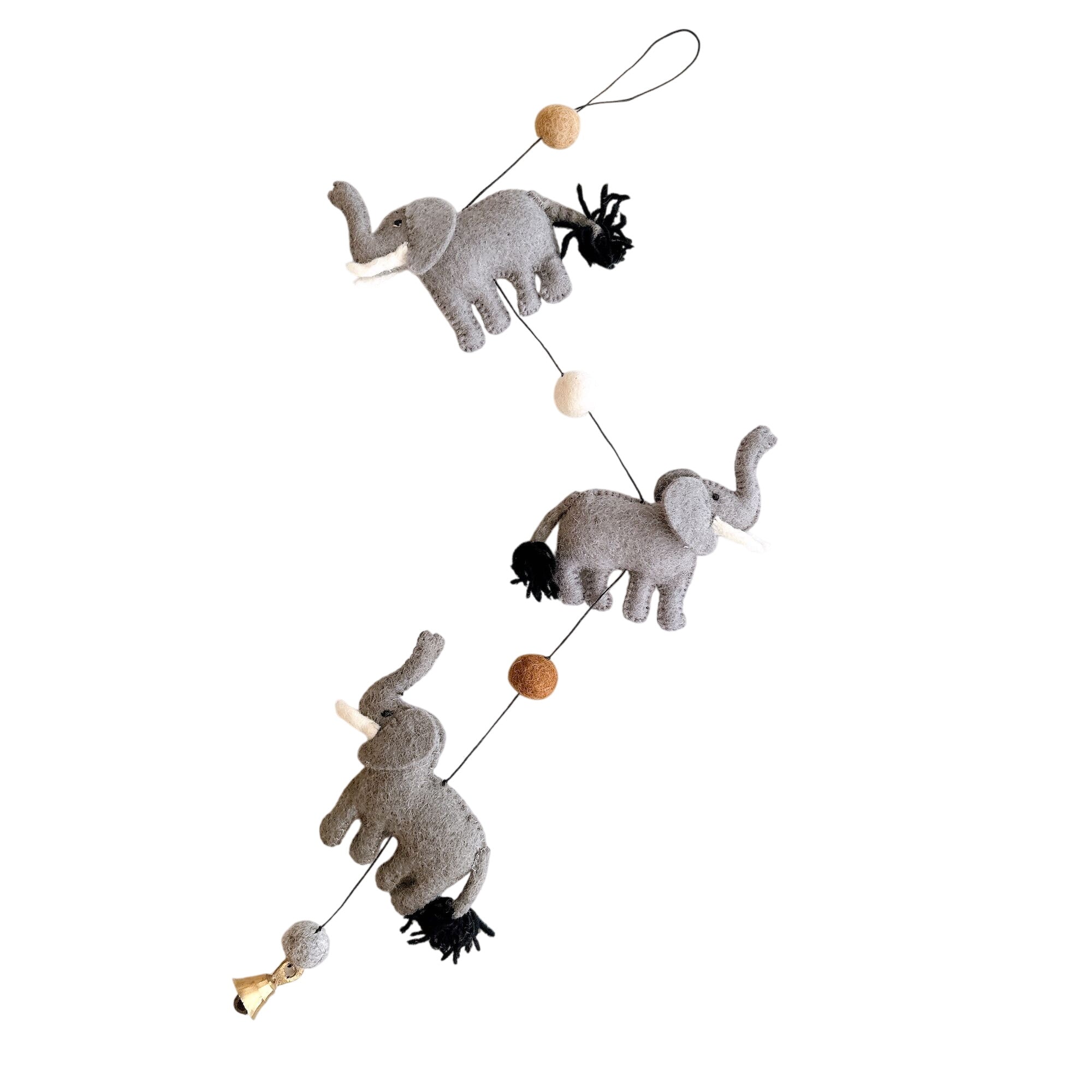 Felt Elephant Garland