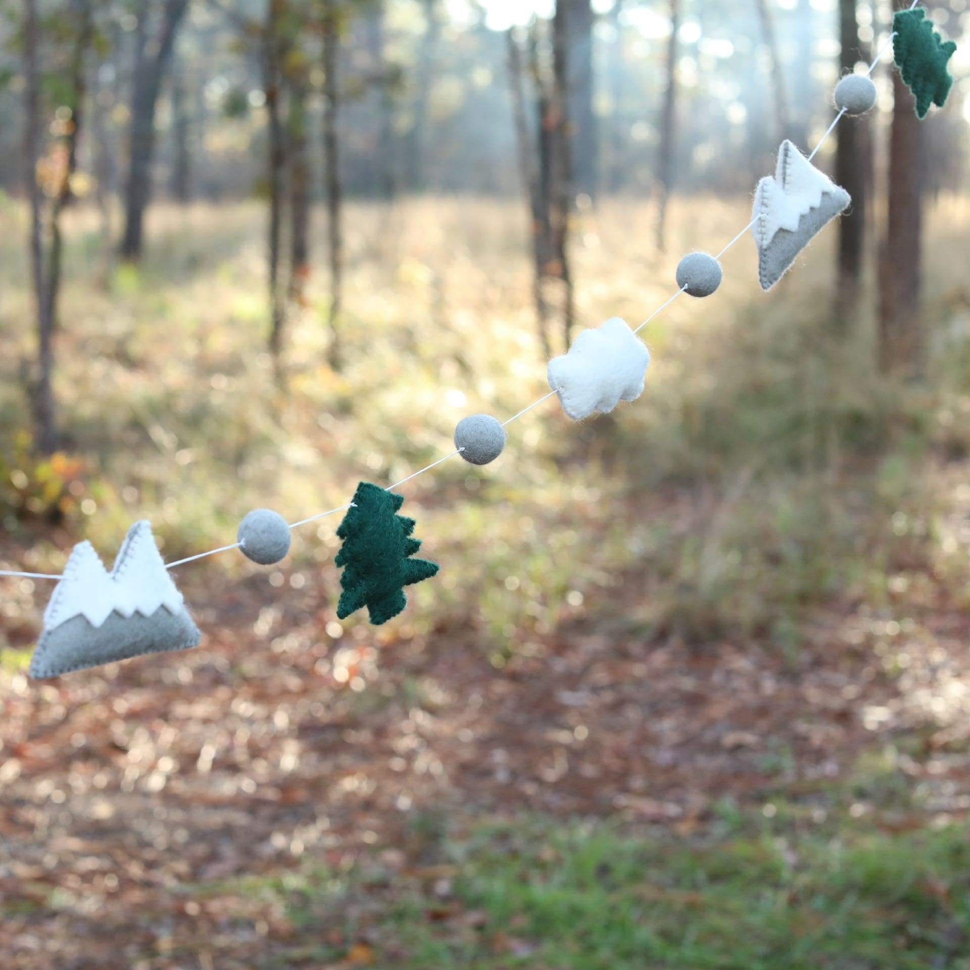 Felt Mountain & Cloud Garland