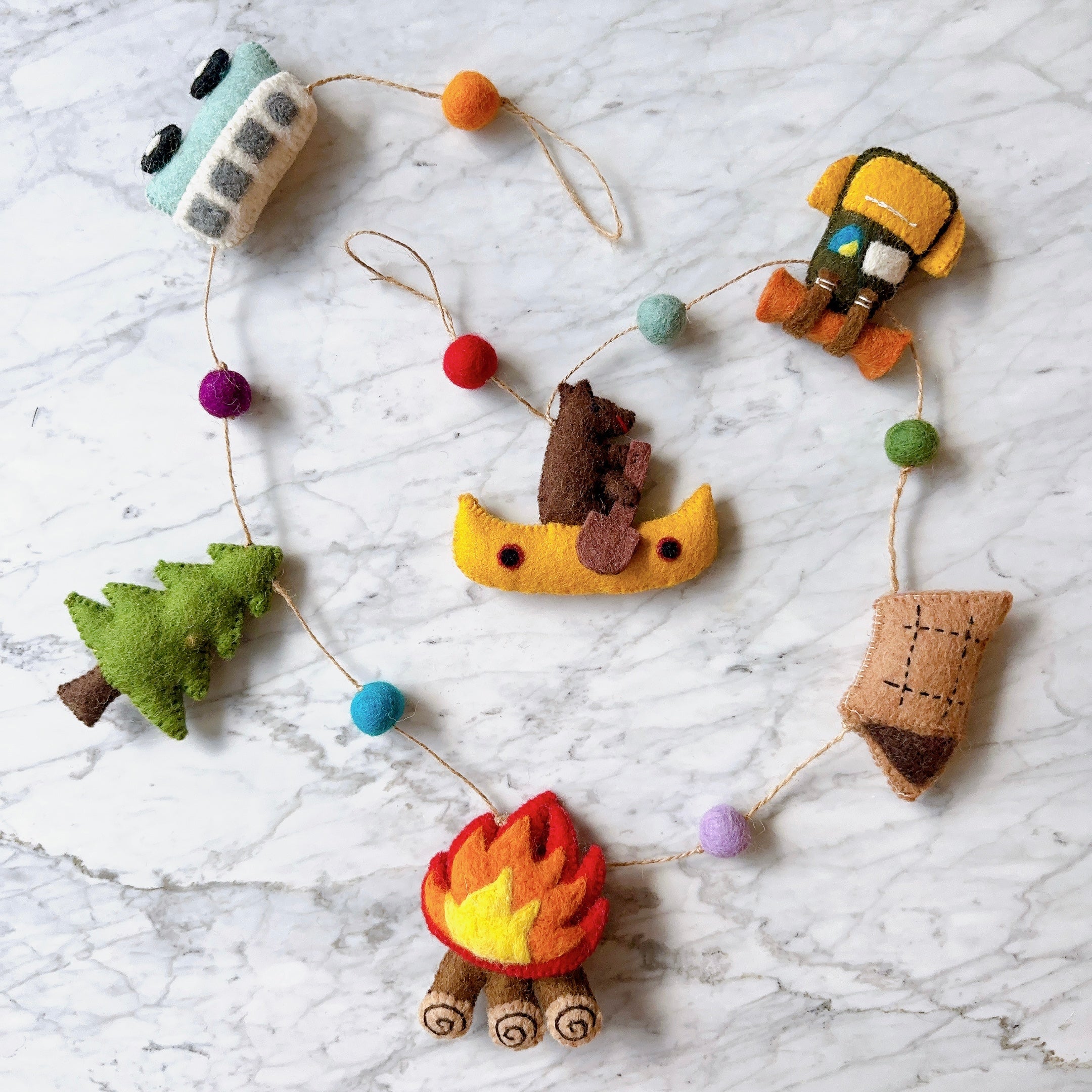 Felt Garland - Outdoor Adventure