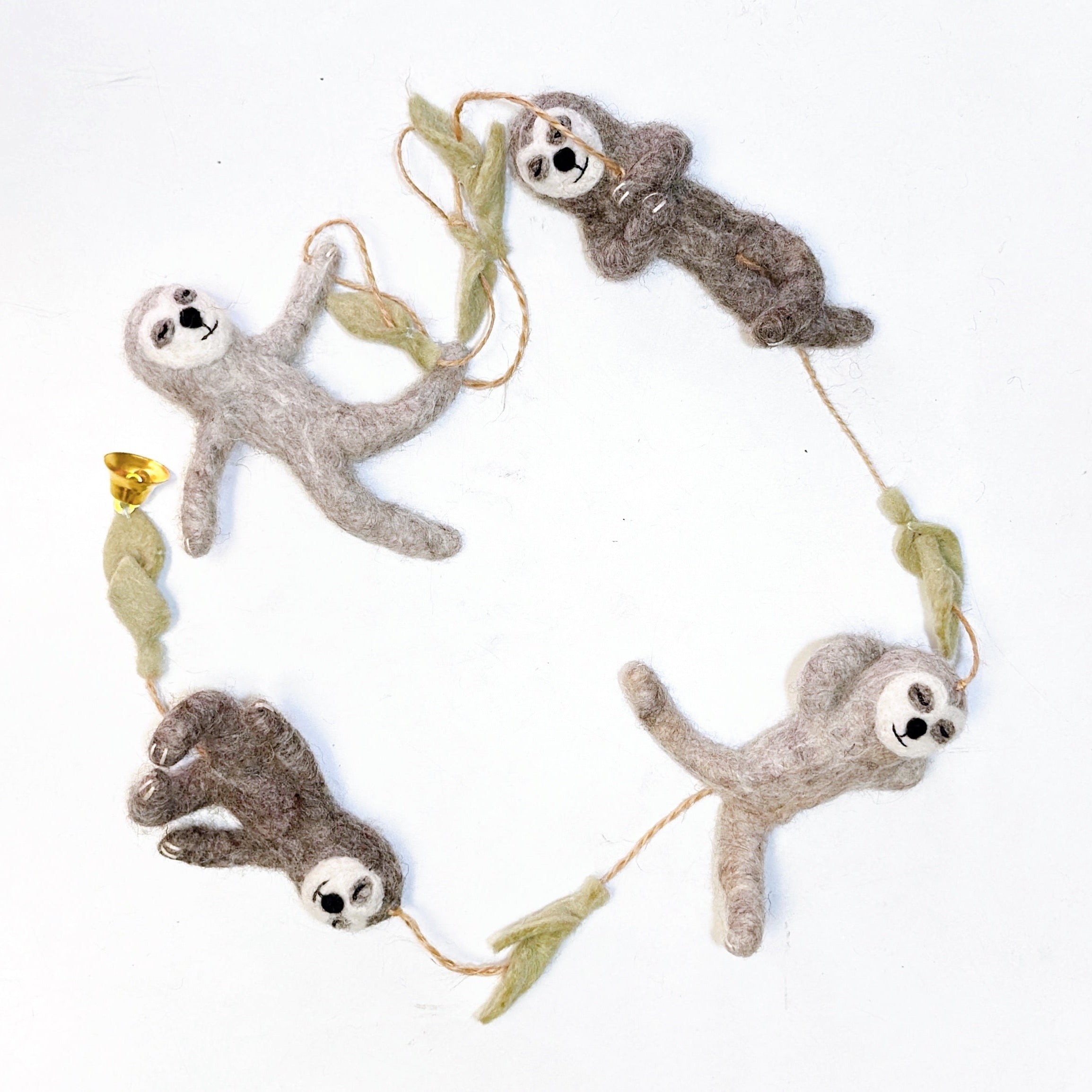 Felt Garland - Slothful Serenity