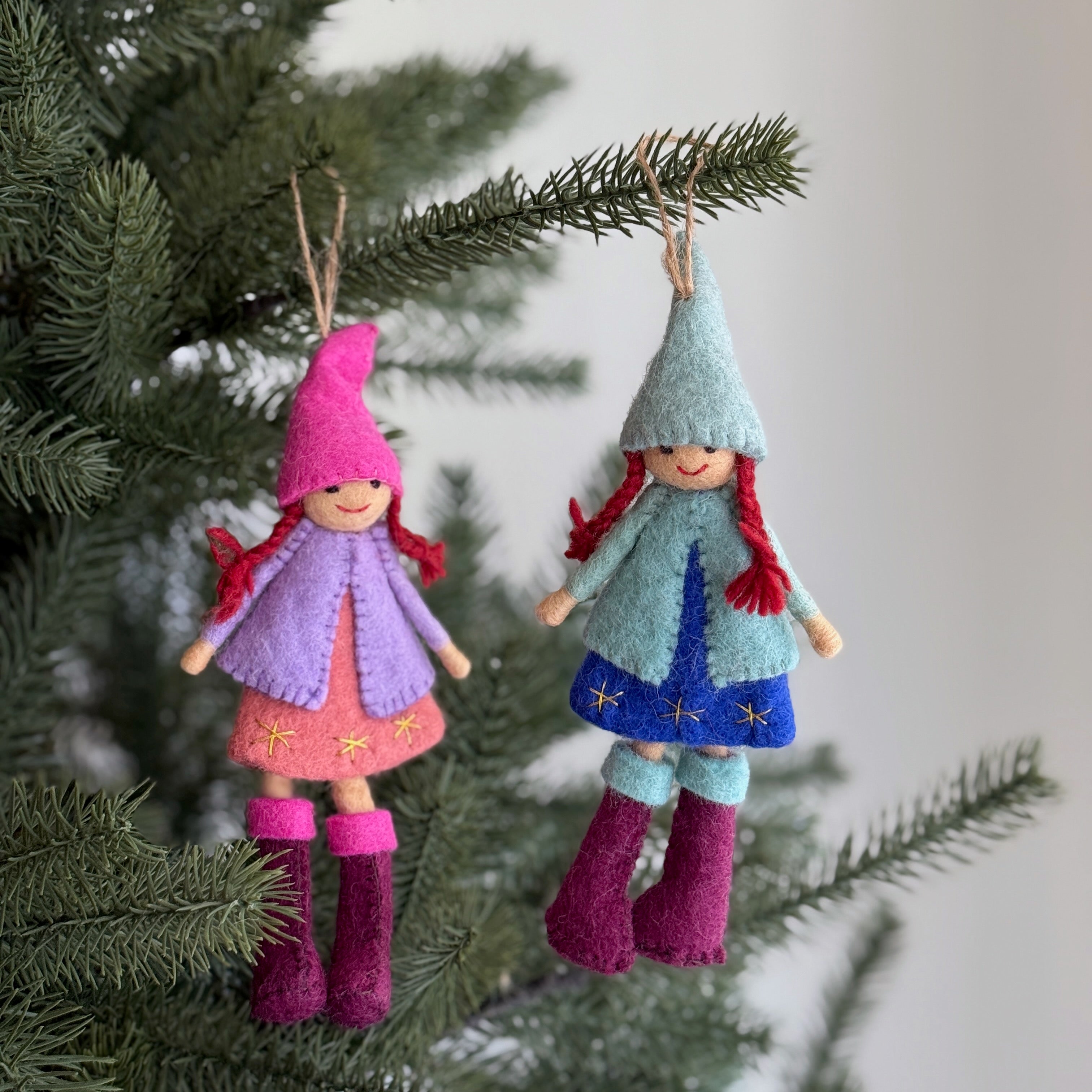 Felt Nordic Girl Ornament