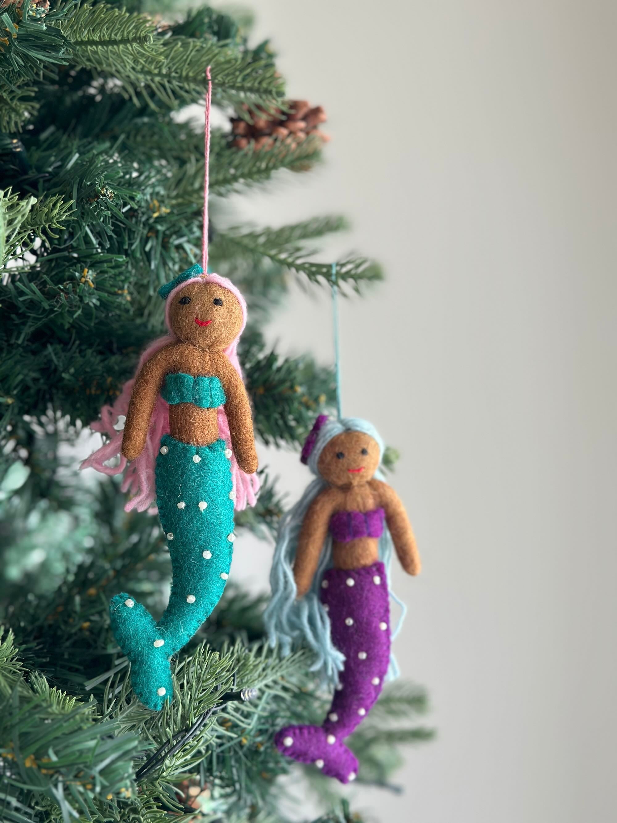 Felt Ornament - Pride Mermaid