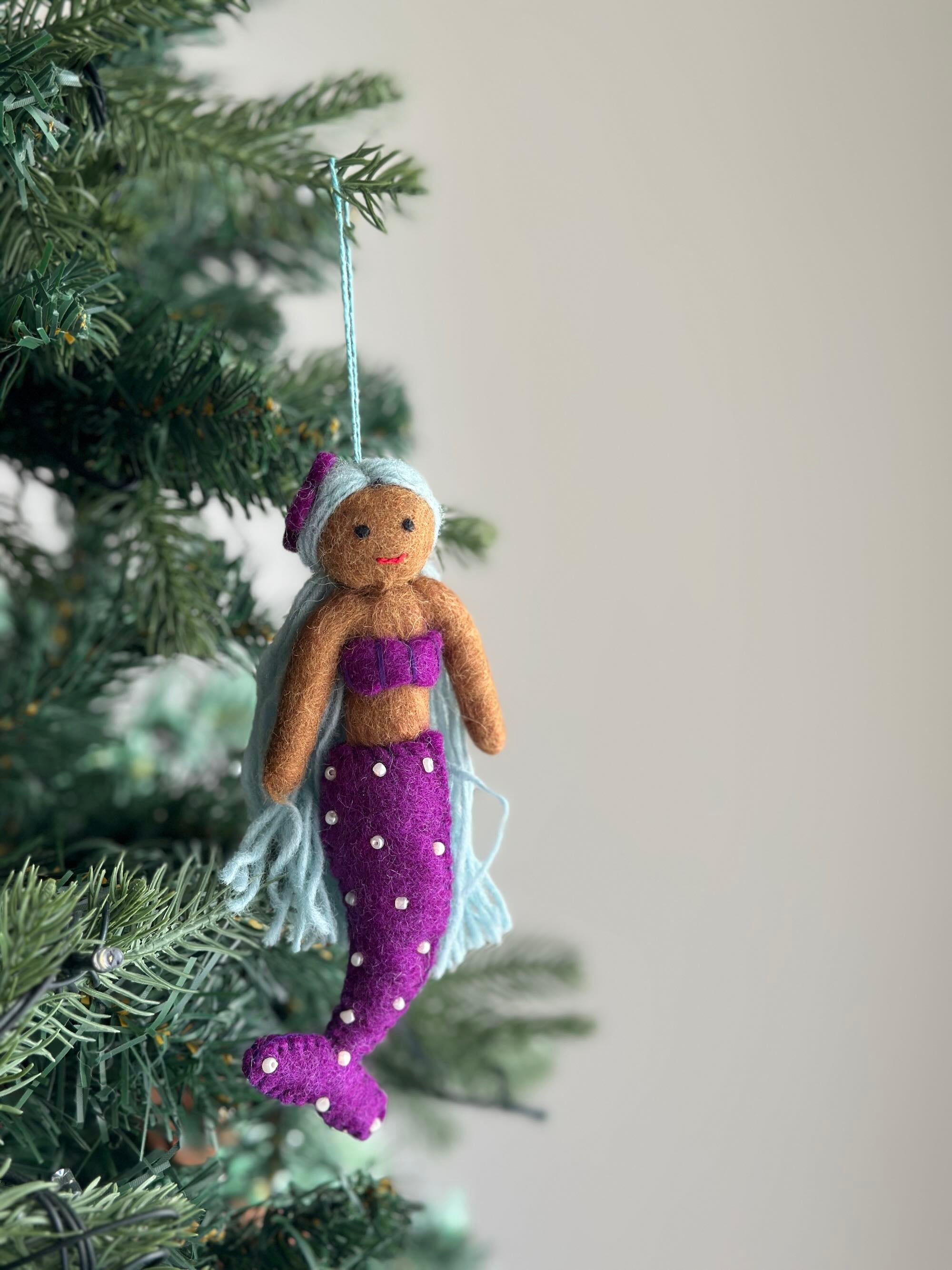 Felt Ornament - Pride Mermaid