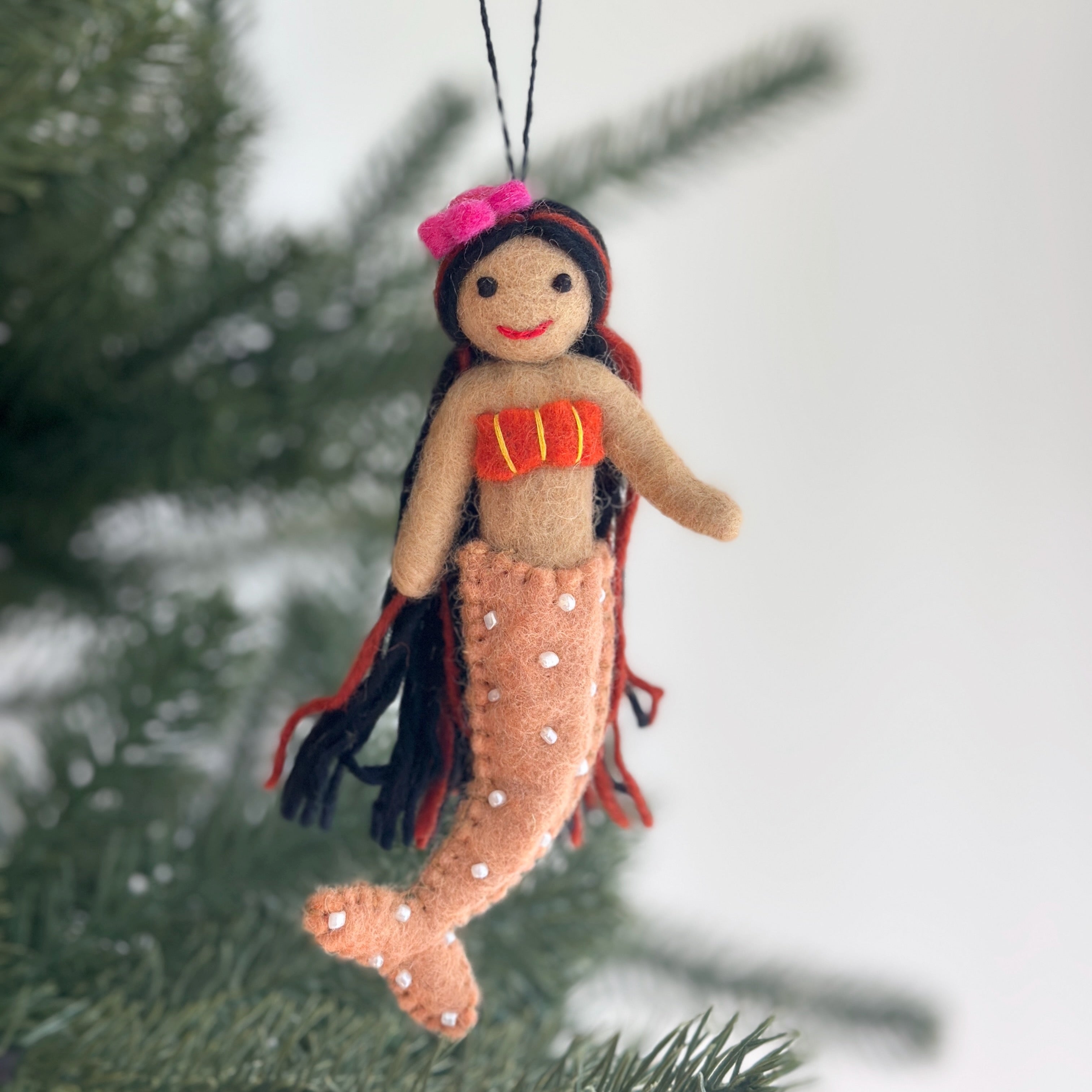Felt Ornament - Silk Sea Mermaid