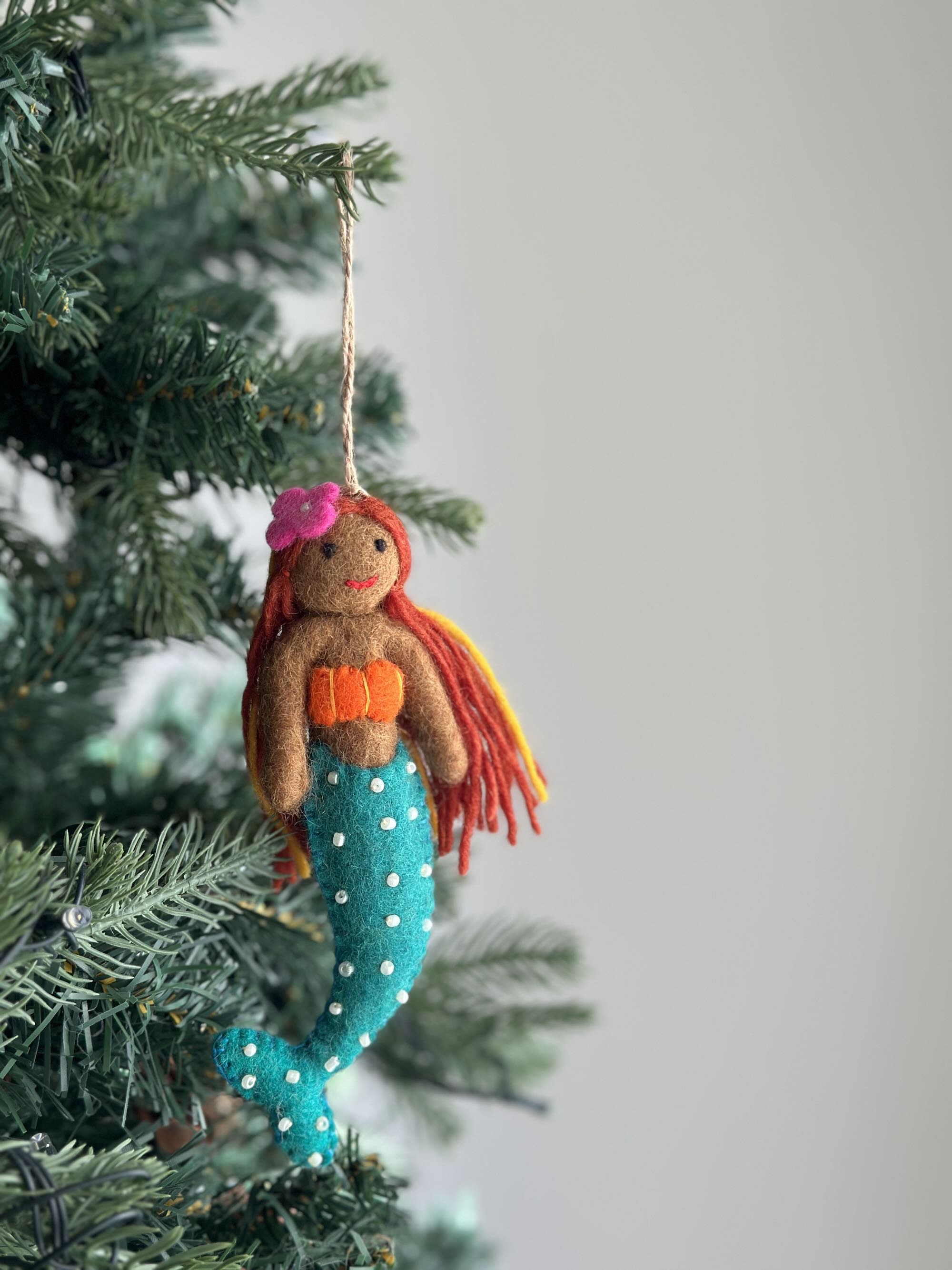 Felt Ornament - Tropical Mermaid
