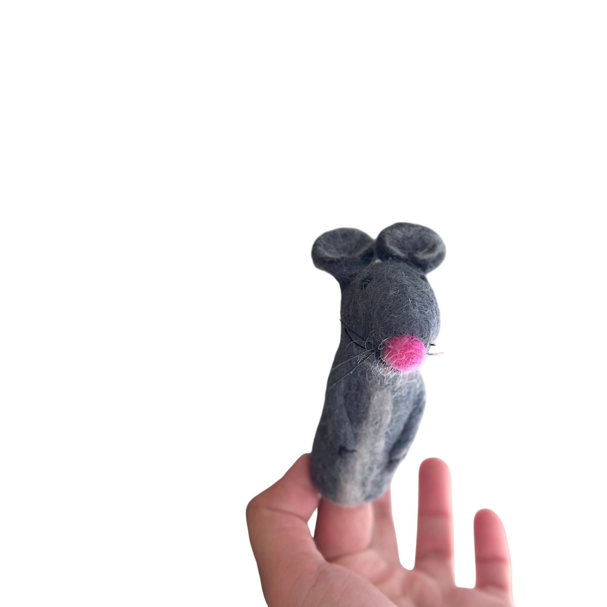 Mouse Finger Puppet